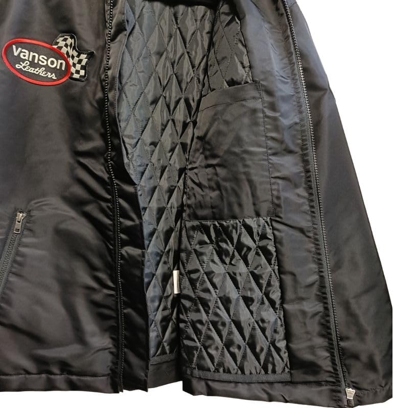 Amazon.co.jp: [VANSON] [バンソン] NYLON RACING JACKET ナイロン