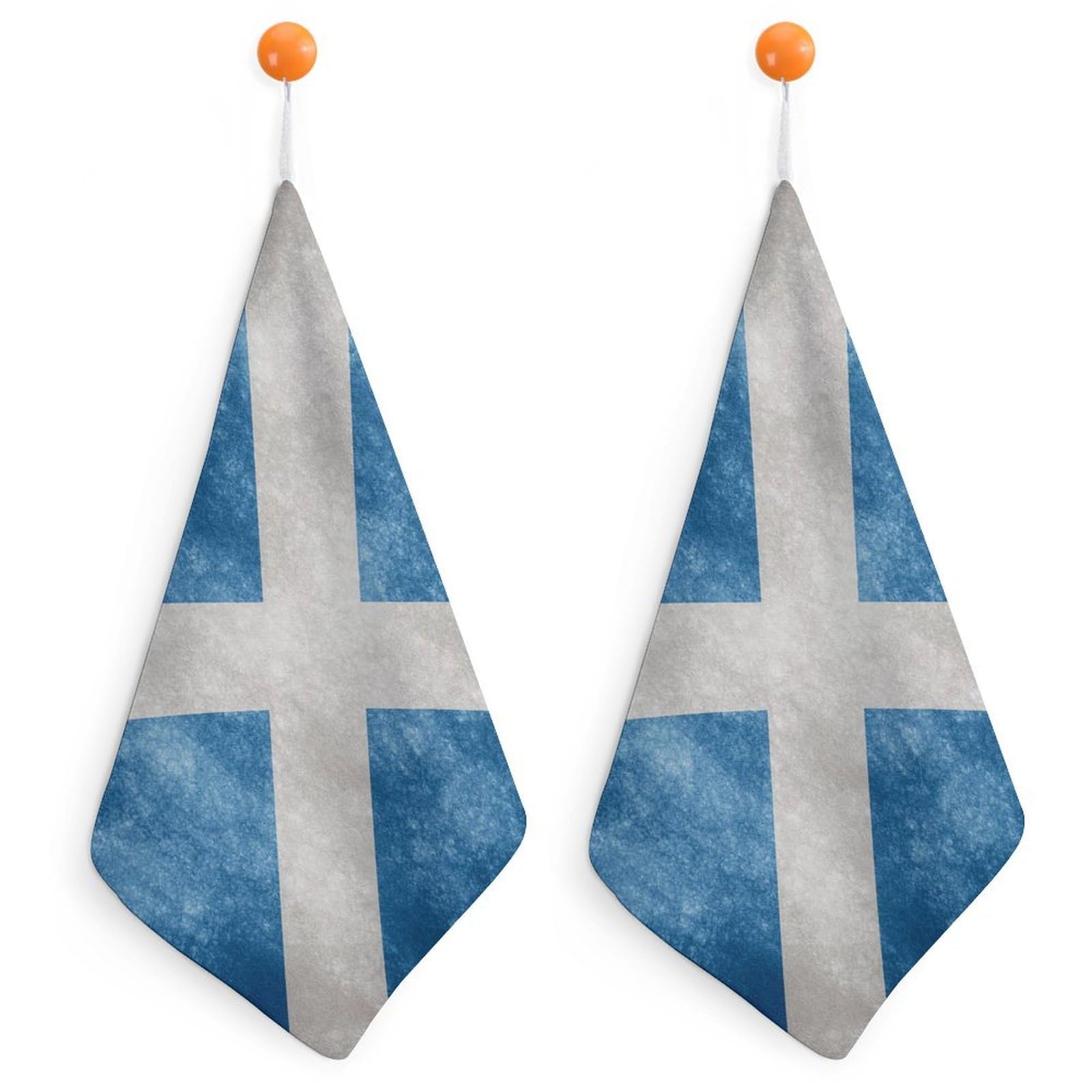 CGSBNGHA Vintage Scotland Flag Hand Towel Hanging Face Towels Cleaning Cloths Handkerchief for Bathroom Kitchen