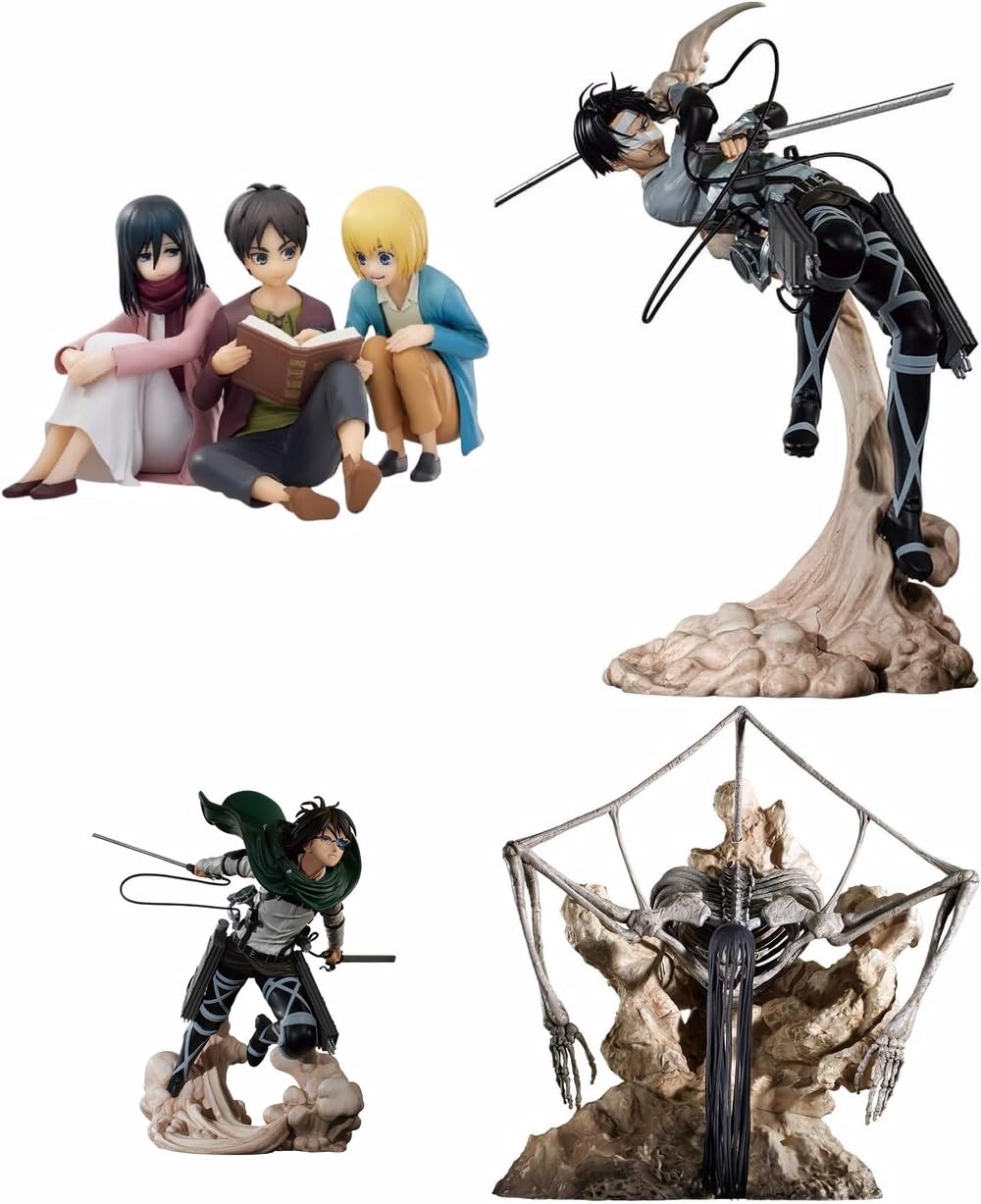 Amazon.co.jp: 一番くじ 進撃.の巨人 ~ 地鳴らし~ フィギュア 4体  