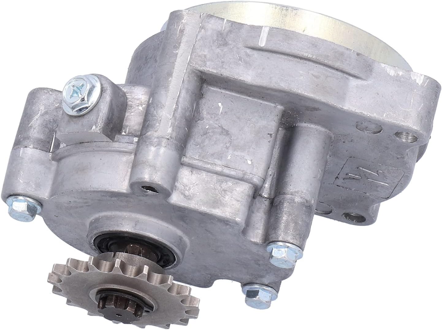 17T Gear Box Kit for 43/49 Mini PIT Bike, ATV Gear Box Replacement, Metal Alloy Drum Housing with T8F Chain, Direct Fit for Mini Quad ATV and Dirt Bike, Simple Installation