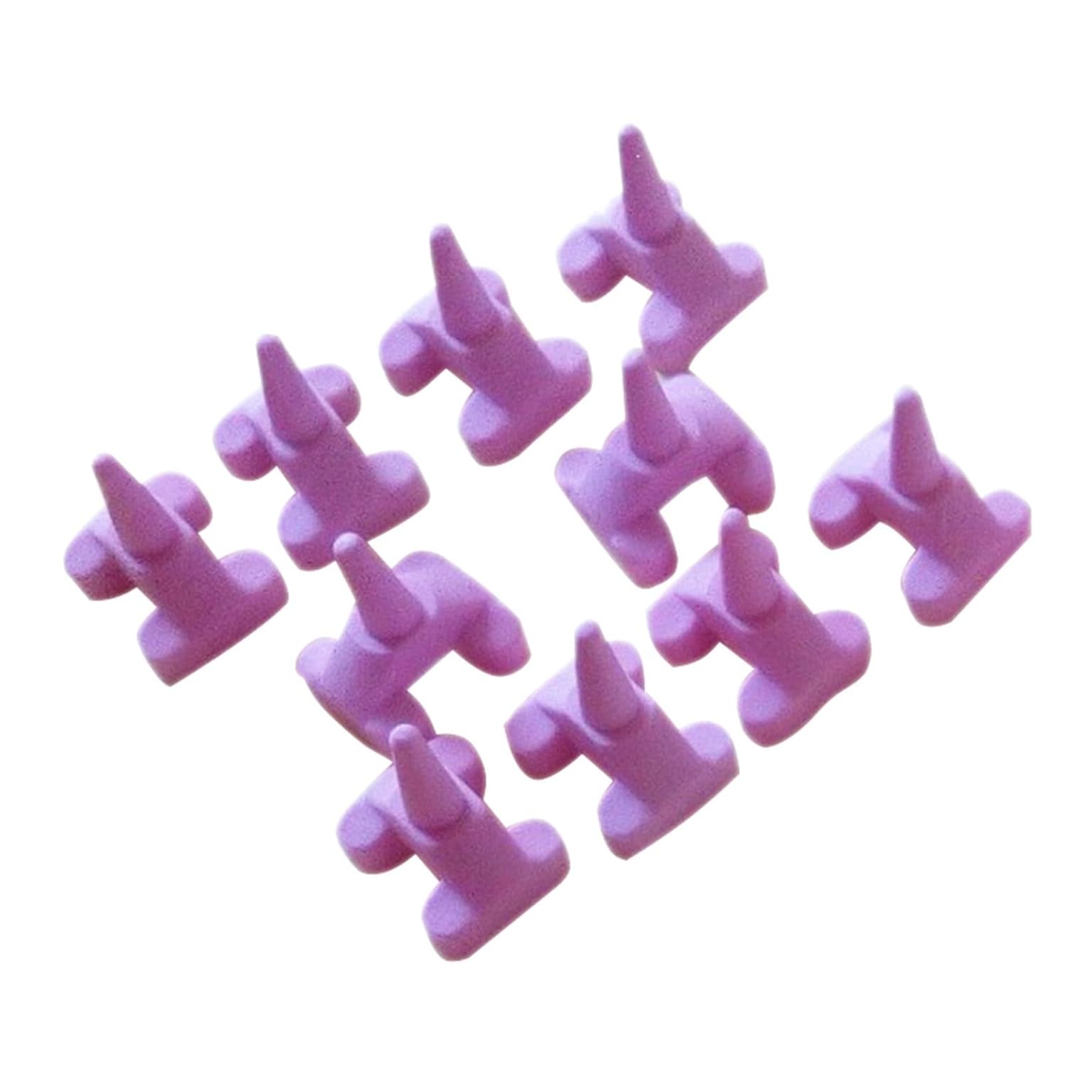 Ceramic Firing Pegs for Crowns and Bridges Ceramic Firing Pegs Dental Lab for Porcelain Single Crowns Oven Tray in Furnace 10PC Tip