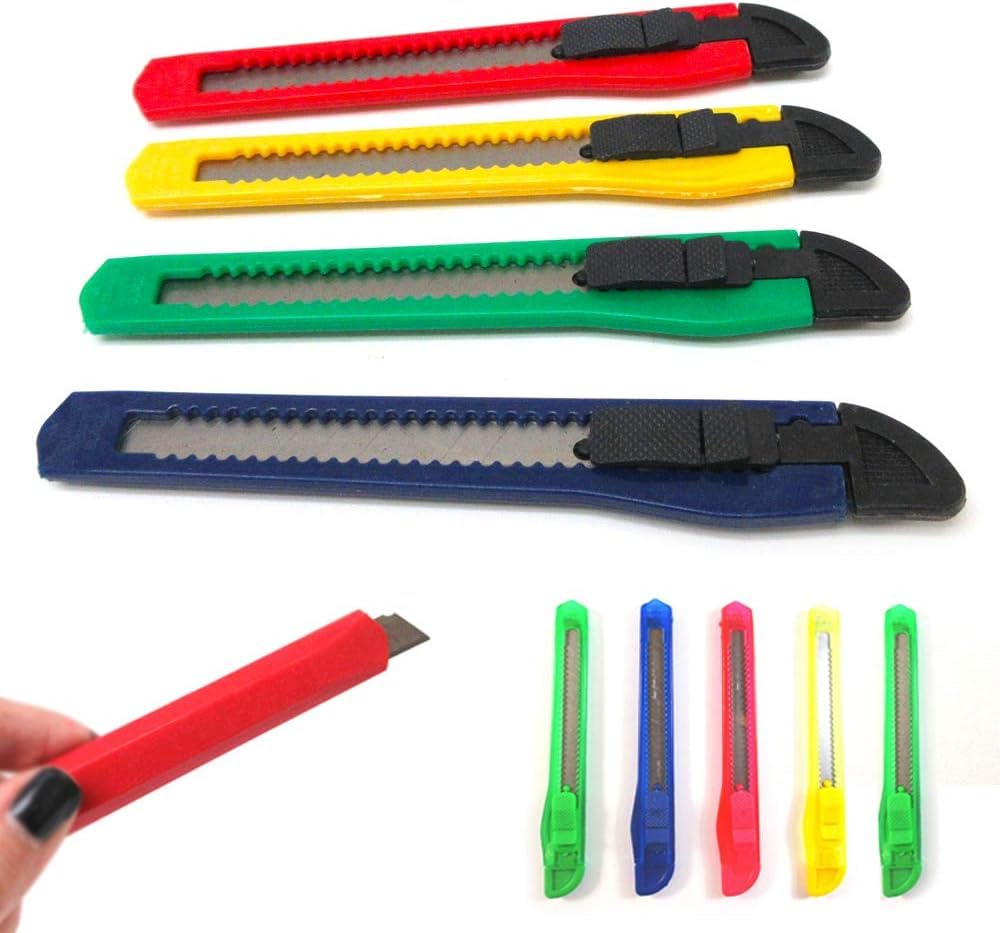 Eclet 1 Carton Cutter(9mm) Blade Snap Off Cutter Utility Knives Retractable Snap-Off Knife(any 1 random colour will send) (B0CKVXPF1J) Amazon Price History, Amazon Price Tracker