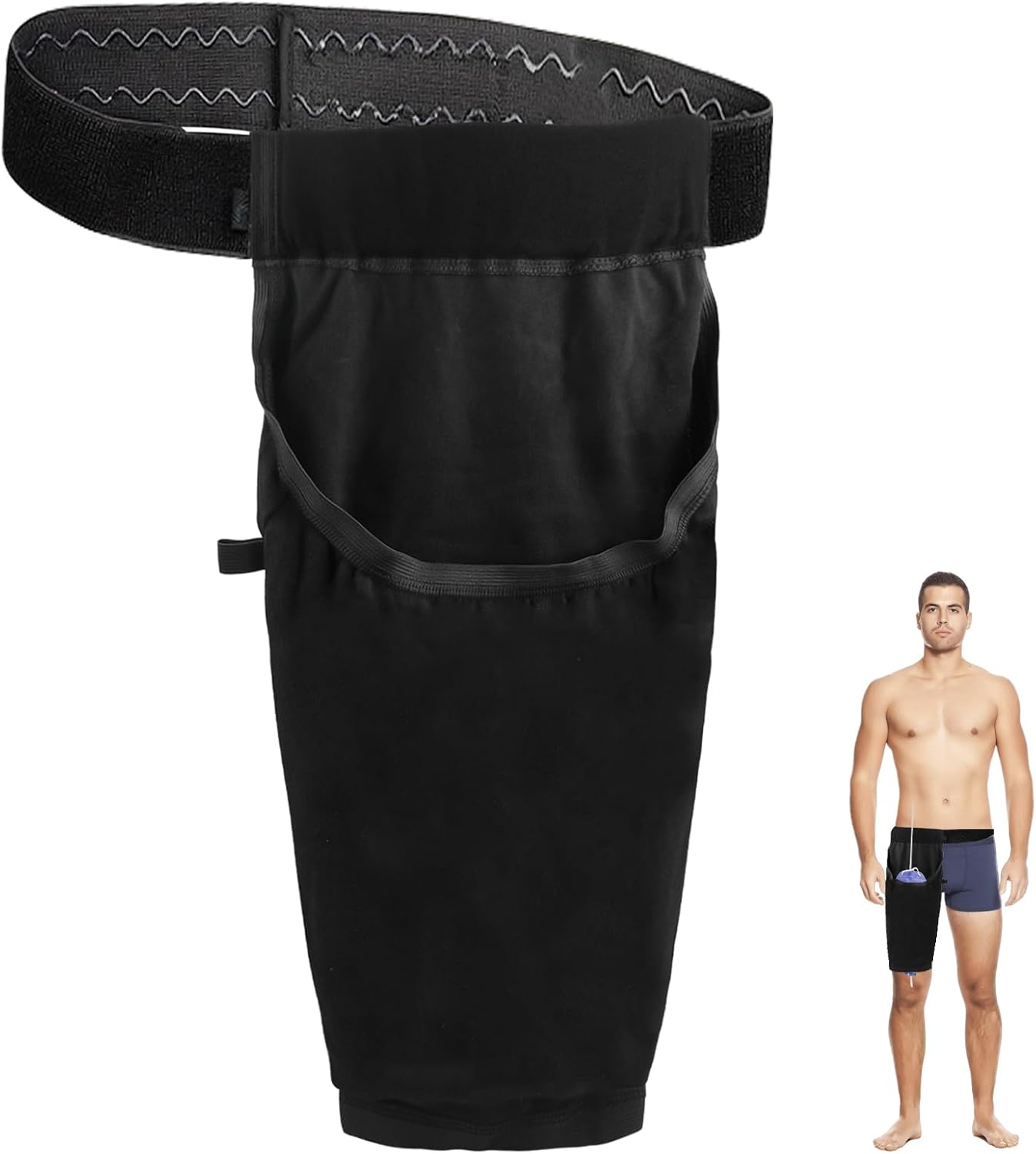Katheter Beinbeutel Halter Urin-Beinbeutel-Halter Abdeckung mit G rtel Katheter-Beinbeutelhalter Beinbeutel f r Katheter Katheter Beinbeutel Tasche Beinbeutel H lse f r Inkontinenz UrinbeutelXL