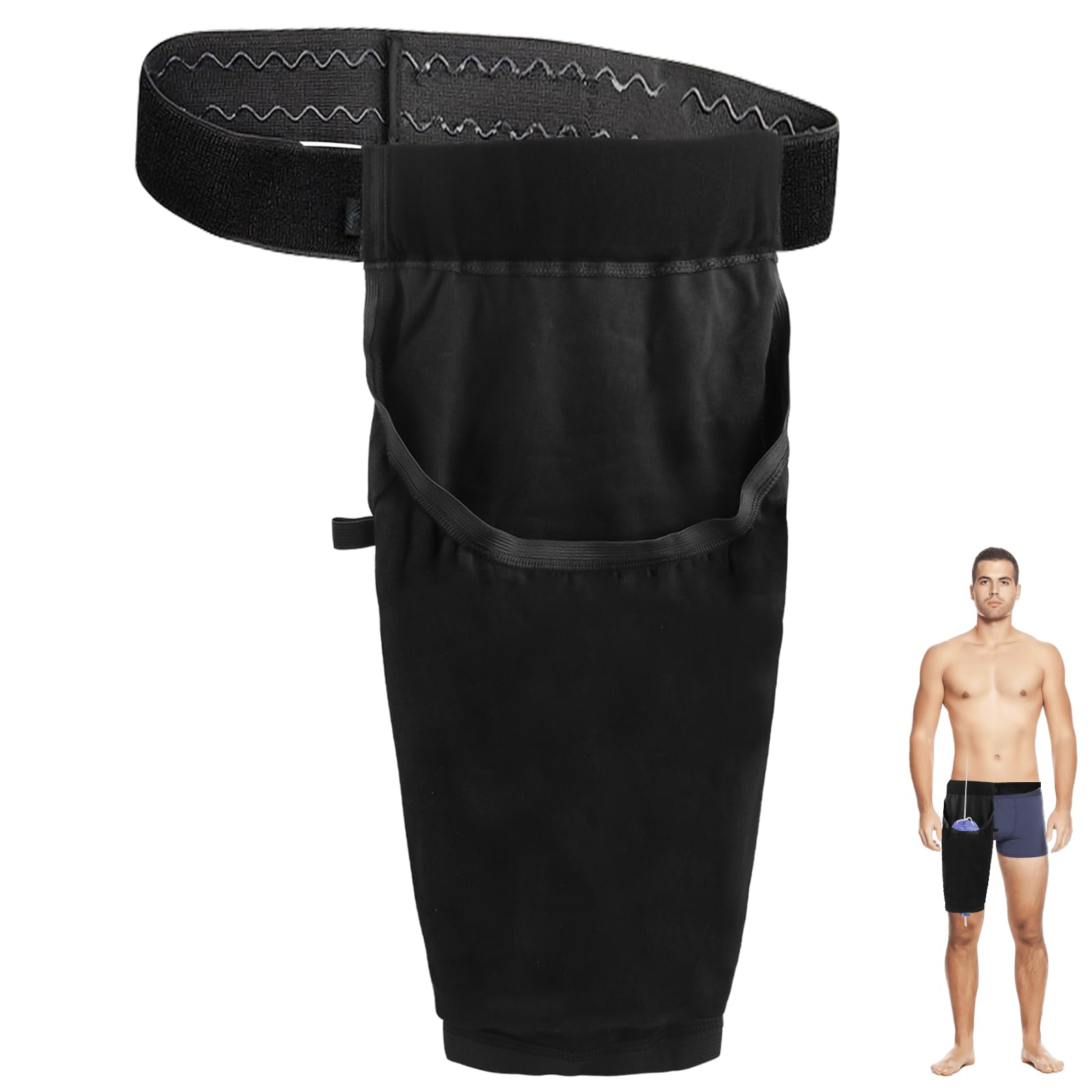 Soporte para bolsa de pierna para catéter, bolsa de orina para piernas, funda con cinturón, soporte para bolsas de catéter, bolsa de pierna para catéter, bolsa de pierna para catéter, bolsa de pierna