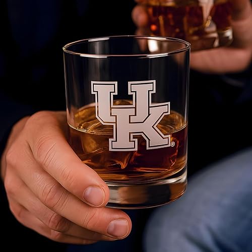 Miniatura 58 de Vaso de 2 lados, acabado satinado, roca (o whisky) - Juego de 2 (Universidad de Nueva York)