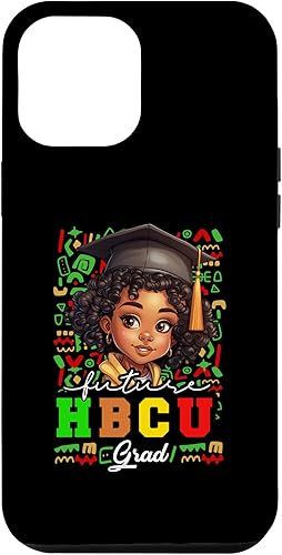 iPhone 14 Plus Future HBCU Grad Black Girl Kids Graduación HBCU College Case