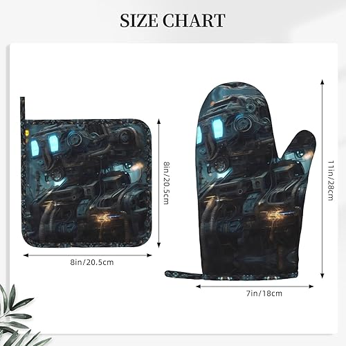 Miniatura 3 de Future Robot Printed oven gloves + heat insulation pads for barbecue, baking and cooking