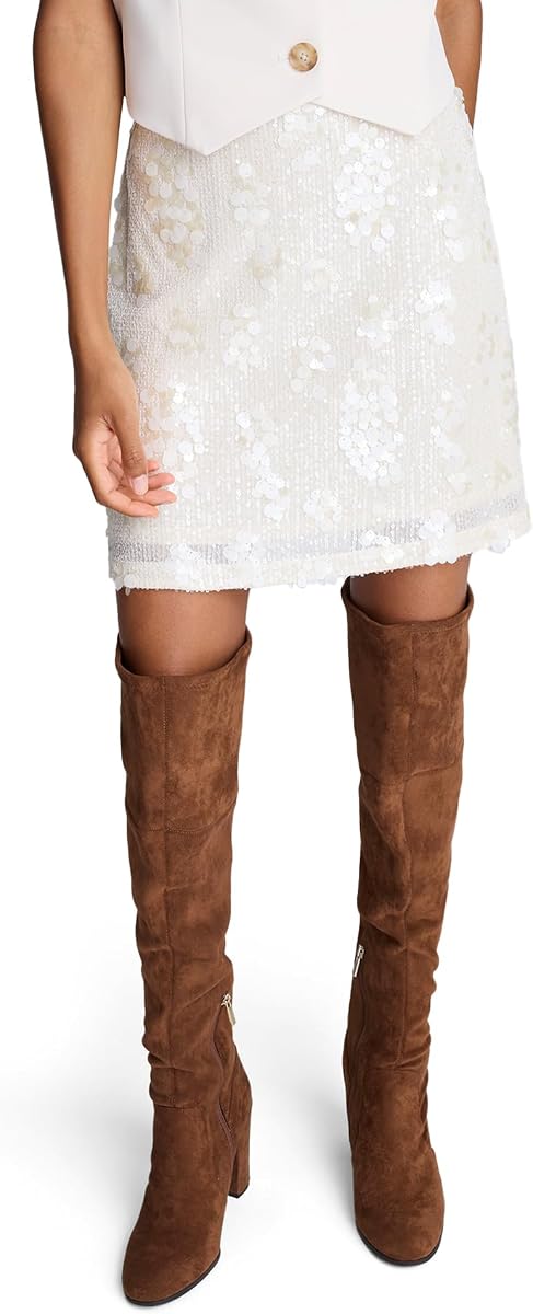 Women's Sequin Pull-on Mini Skirt