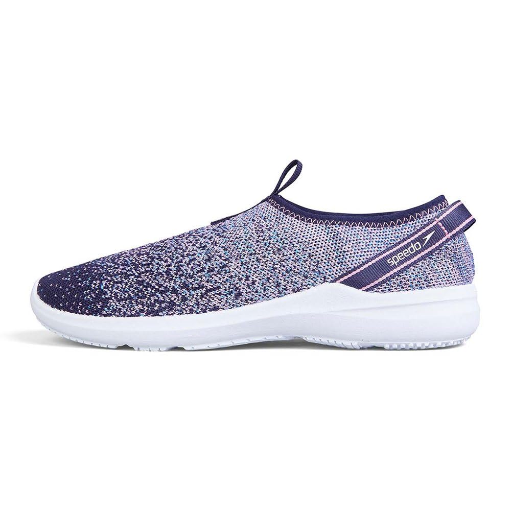 Speedo Surfknit Pro Wasserschuhe für Damen, Rosa/Blau, Größe 39