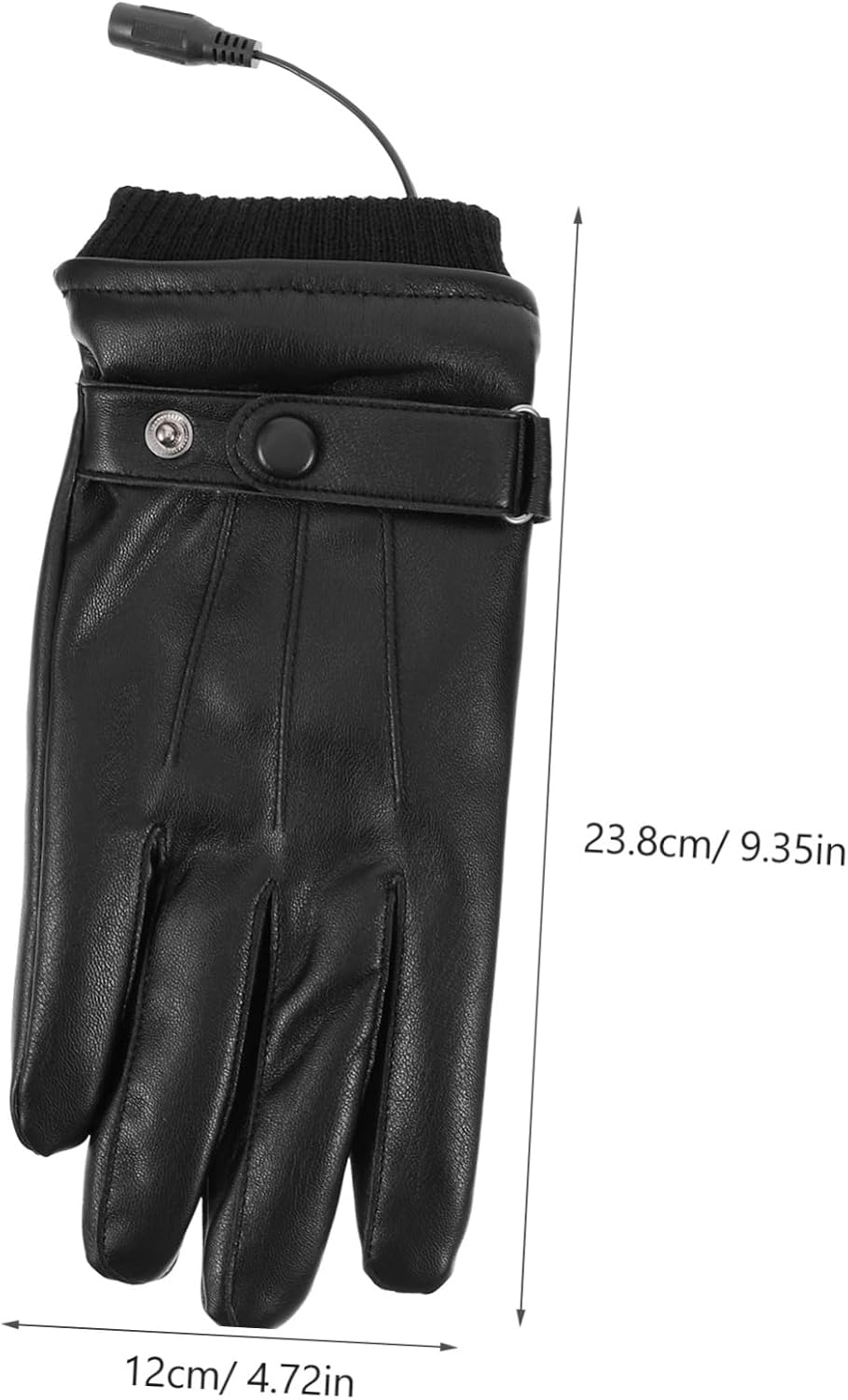 Holibanna Usb Portable Heated Gloves for Men Winter Riding Gloves Thermal Mitts Smart Heating
