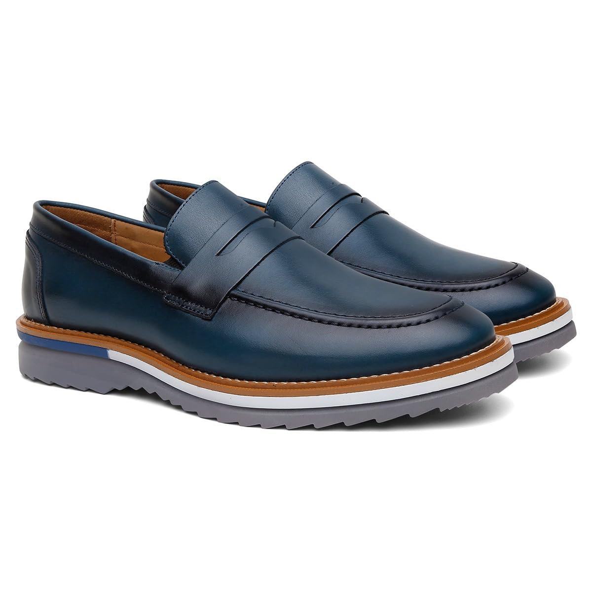 Mocassim Sapato Social Casual Em Couro Nobre Premium Confortável Moderno Palmilha Em Gel em promoção! Veja a oferta e mais achadinhos de Sapatos 2 Hoje é o melhor dia para comprar Mocassim Sapato Social Casual Em Couro Nobre Premium Confortável Moderno Palmilha Em Gel com aquele preço maroto! Promoção! Aproveite a oferta! 2