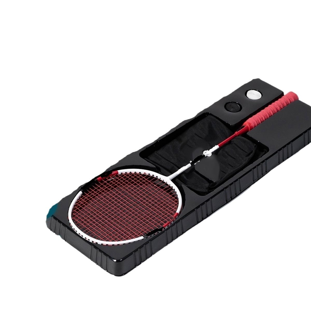 Badminton Set Racchetta da Badminton Offensiva Max 25 libbre (Include Borsa e Corda) PRO in Fibra di Carbonio + Titanio