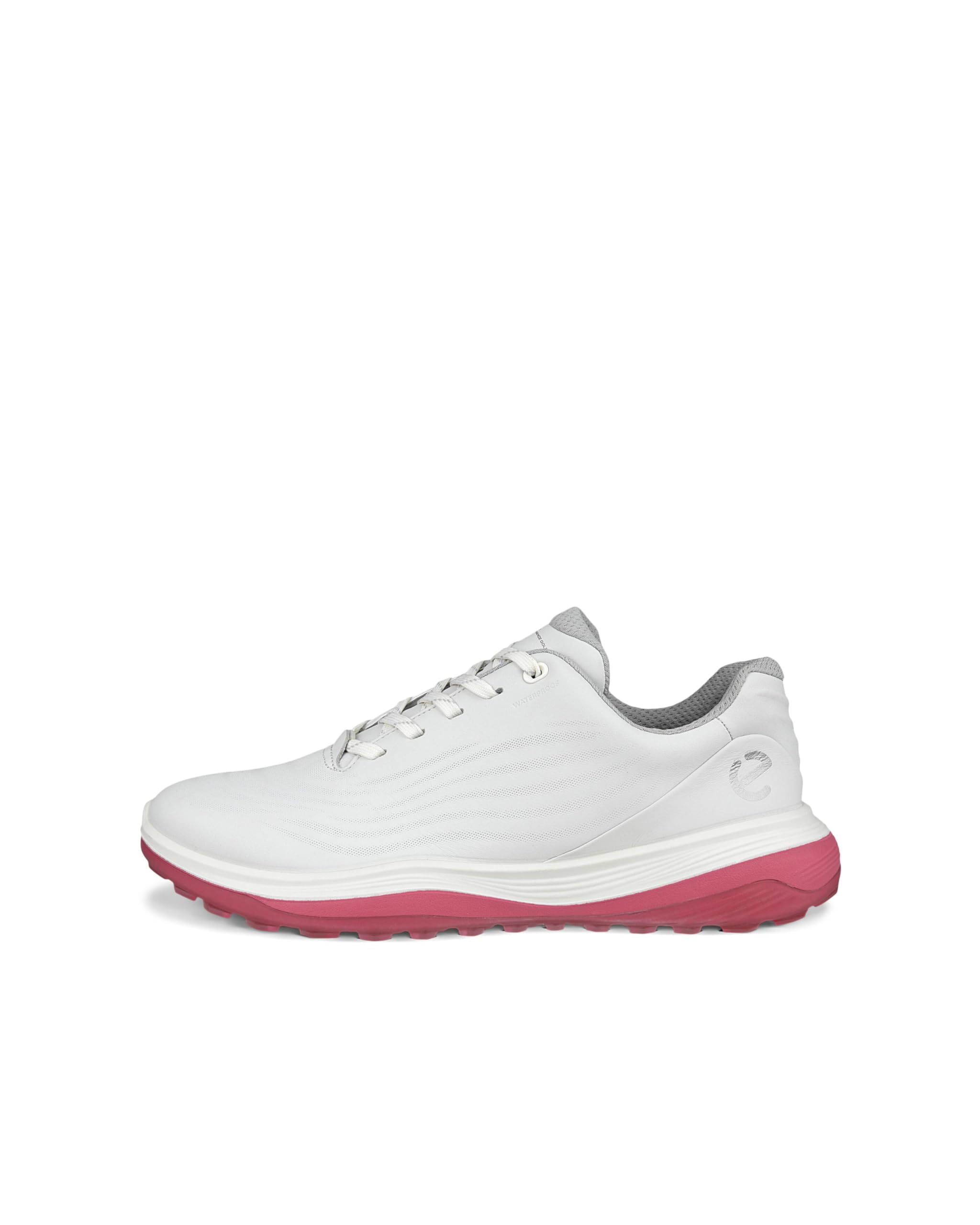 ECCO Womens 2024 Wasserdichtes Leder Spikeless Atmungsaktive Golfschuhe