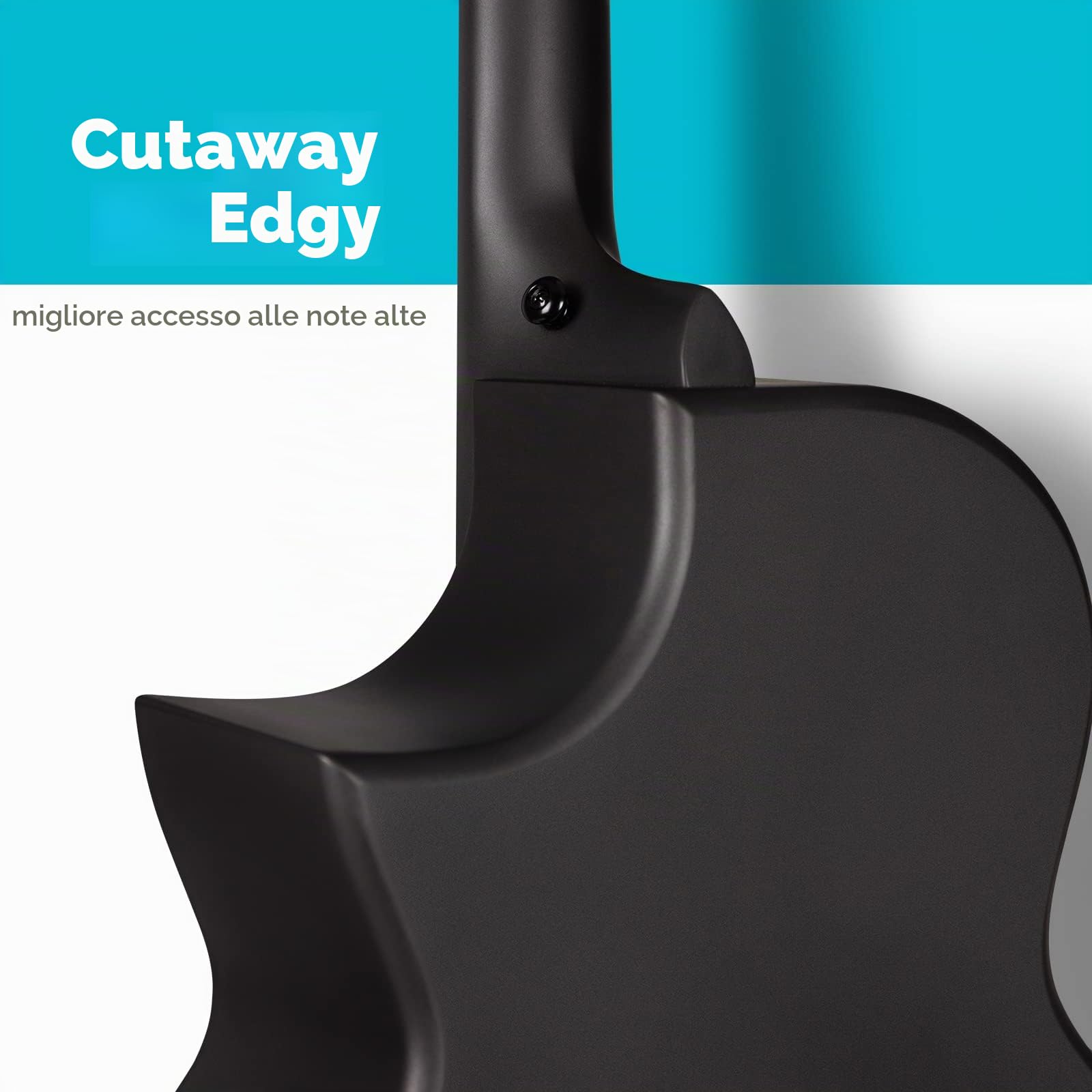 enya Enya X4 PRO Carbon Fiber Guitar – 41 pollici EA-X4E Nuova chitarra professionale per bambini adulti principianti giocare e cantare