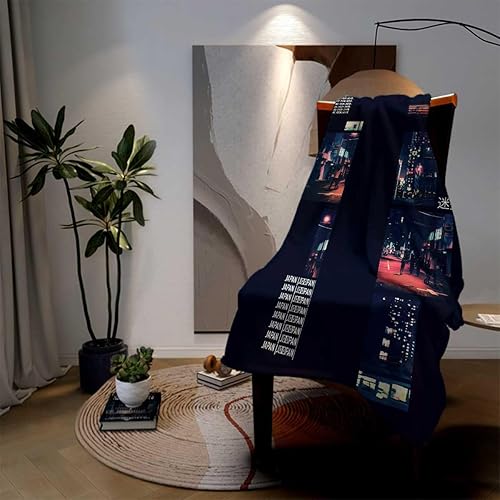 Miniatura 3 de Manta retro con diseño de letras Cobijas para El Frio, esenciales para el dormitorio, 40 x 60 pulgadas