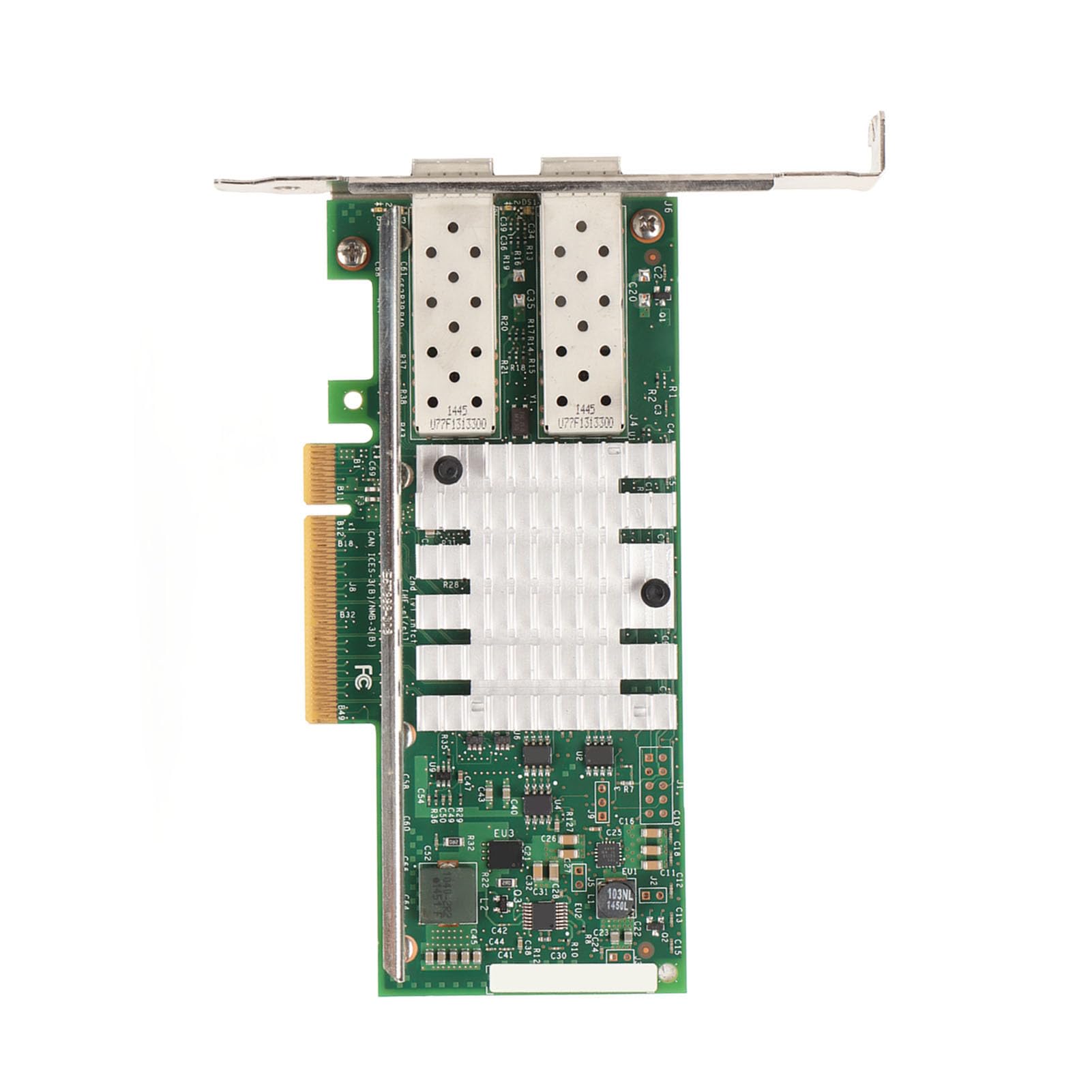 AMONIDA Scheda di Rete SFP+ da 10 GB Scheda Adattatore Veloce a Doppia Porta per Server High Throughput 40 Gbps per Utilizzo in Data Center