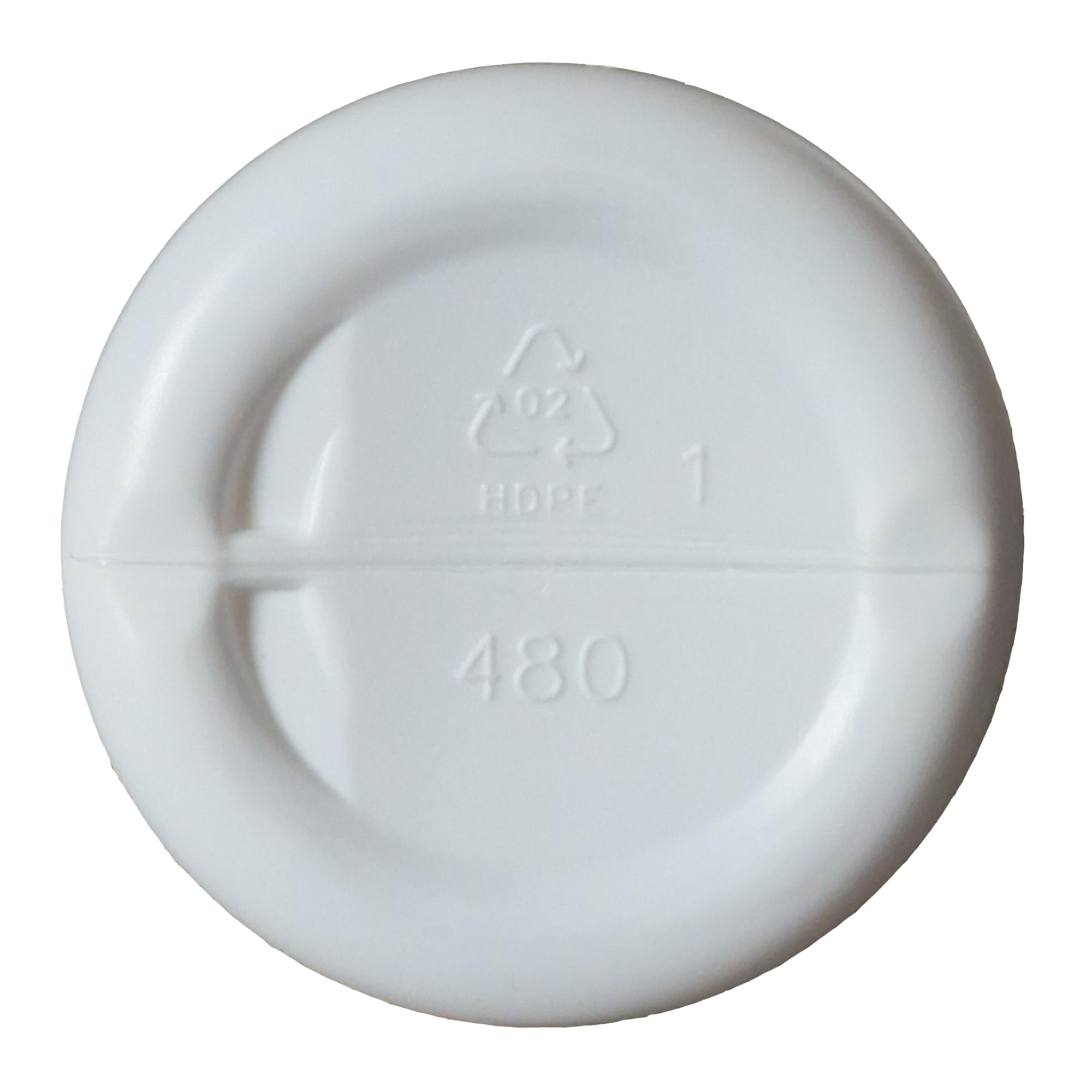 RESINPAL 10 x 500 ml Kunststoffflasche | Leerflasche mit Kindersicherung & Beschriftungssticker | HDPE Plastikflasche | Rundflasche