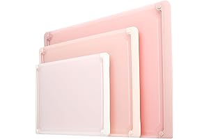 NEW Upgraded Stylish Pink Cutting Board Set