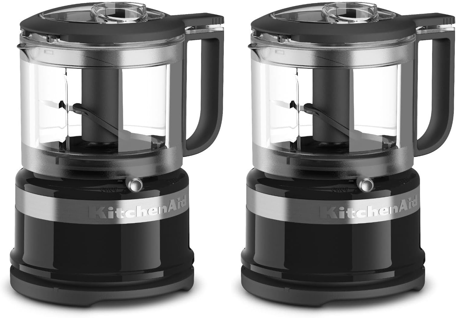KitchenAid KFC3516OB 3.5 Cup Food Chopper, Onyx Black (Pack of 2)