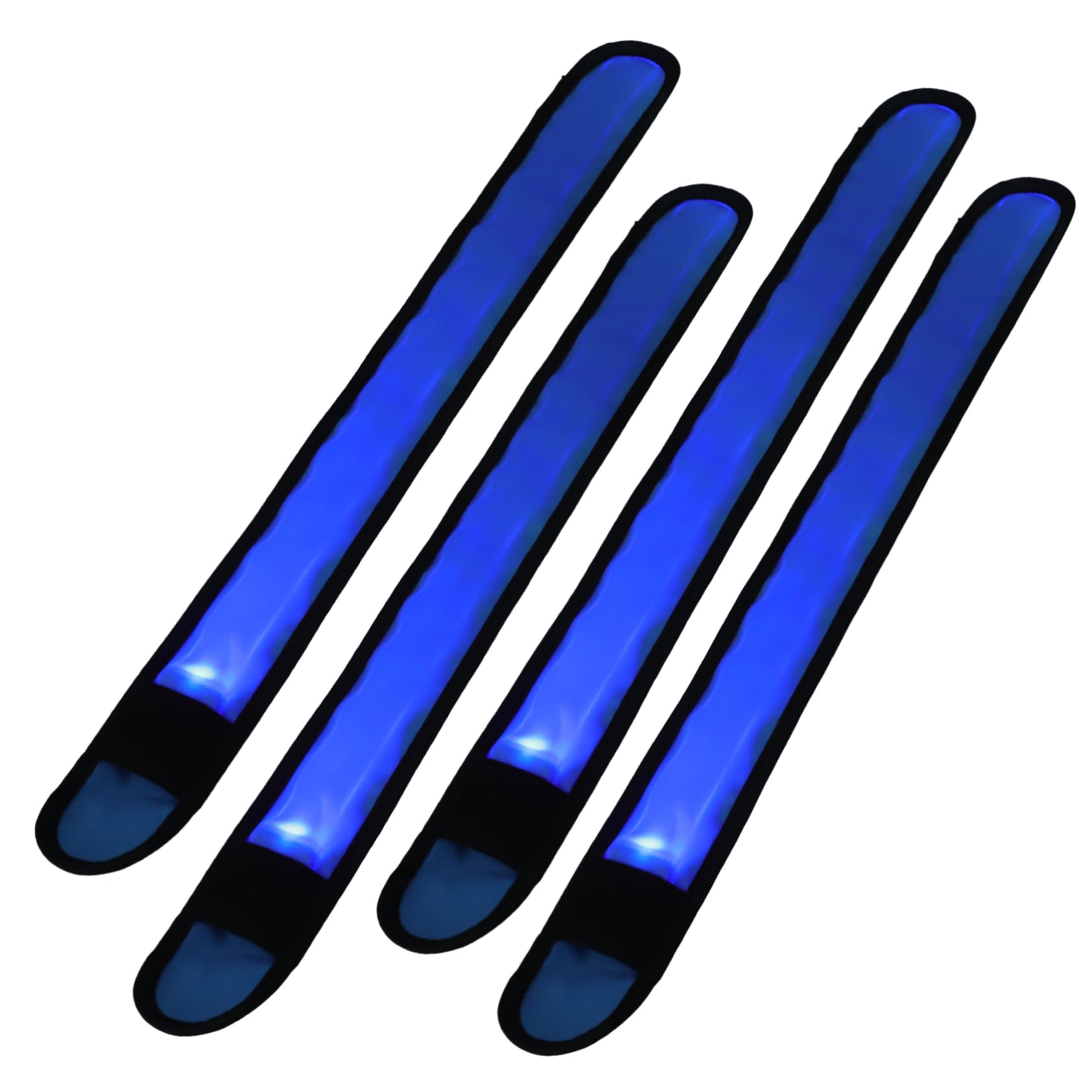 GALPADA 4pcs LED Horse Ankle Straps High Visibility Leg Wraps for Equestrian Gear Adjustable Light Up Horse Riding Accessories