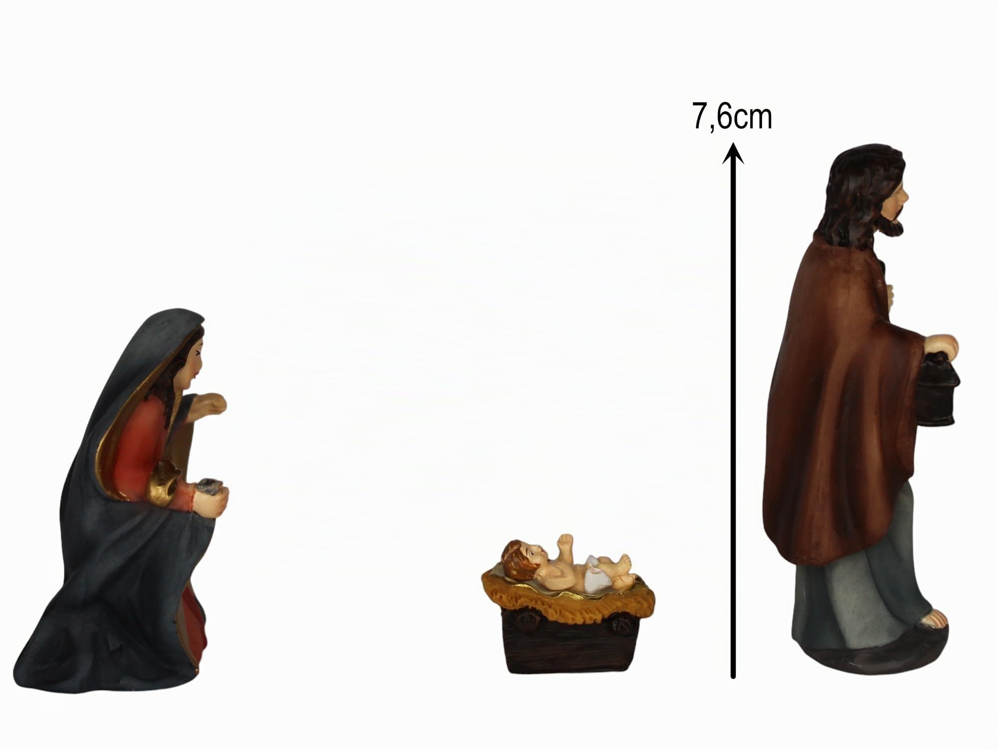 ZICOM Krippenfigurenset Eilat persisch ca. 8cm 11-TLG. Polyresin handbemalt