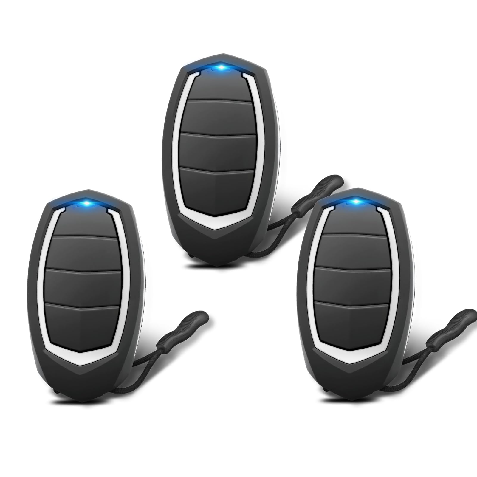 Mando a Distancia para Puerta de Garaje Automática – Compatible únicamente con sistemas de Motorline Falk MX4SP – 4 Canales, Código Dinámico Rolling Code, Frecuencia 433,92 MHz (Pack de 3)