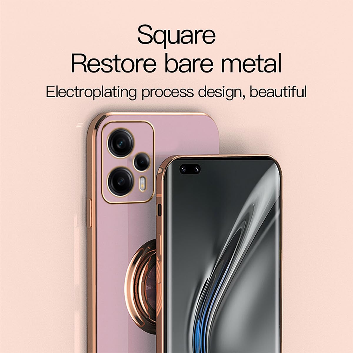 HAOYE Cover per Xiaomi Poco F5 con Copertura della Fotocamera