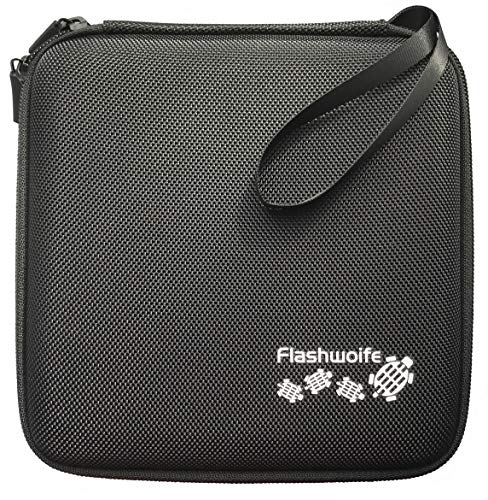 archgon / Flashwoife Estuche de Nylon de EVA con Placa en Negro Estuche Protector de Estuche rígido para grabadora de BLU-Ray de DVD Externo Cover