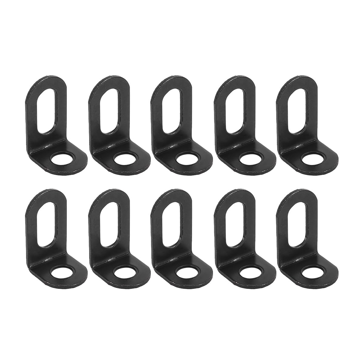 Gutol 20 PCS Adjustable Right Angle L-Shape Brackets,Thickened Stainless Steel 90 Degree Right Angle Fixed Bracket