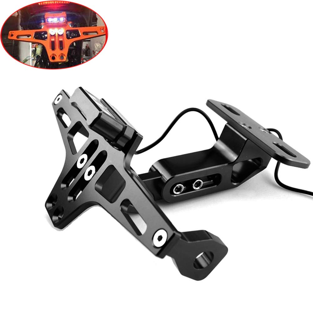 StarknightMT CNC Aluminum Universal Fender Eliminator License Plate Bracket For NC750S 2014-2018 / NC750X 2014-2018