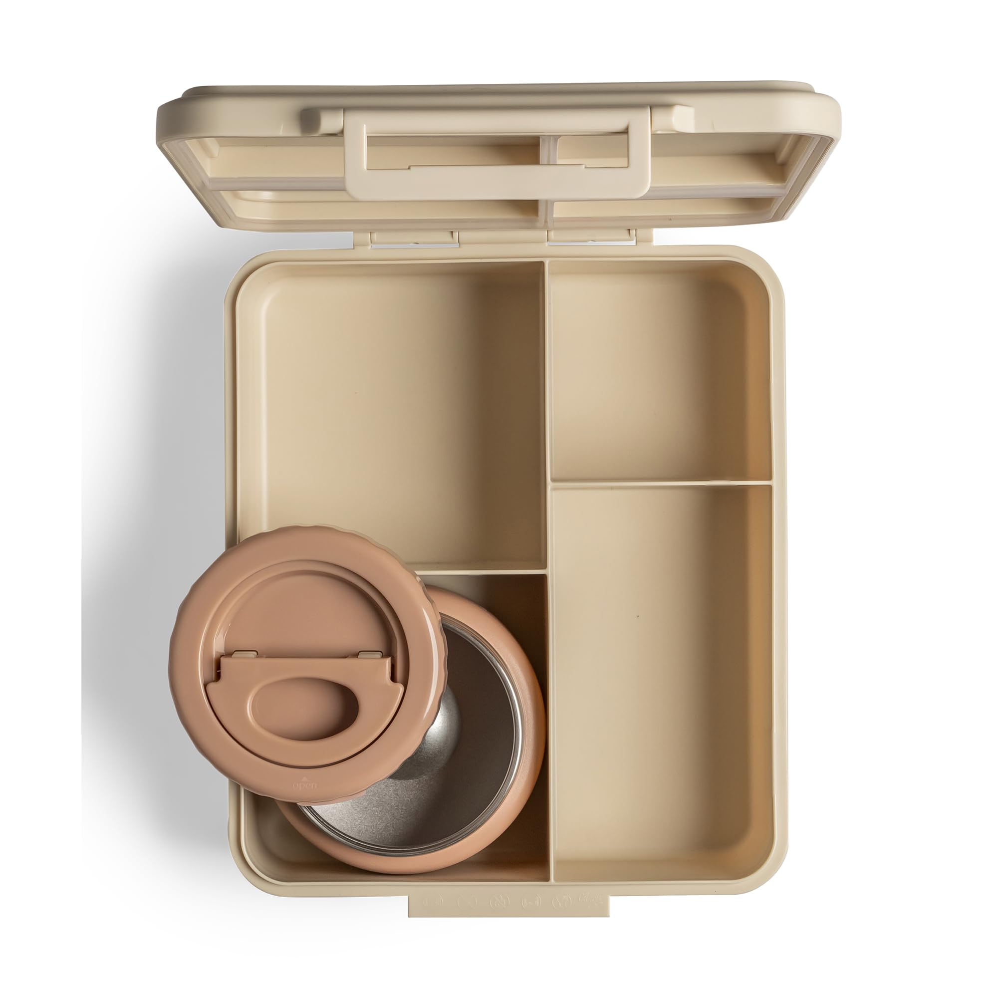 Grand Bento Lunch Box for Kids, Elegant Ballerina Design,Leakproof with 4 Compartments & Food Jar,Terrific for School & Nursery, Crafted to last with Perfect Size