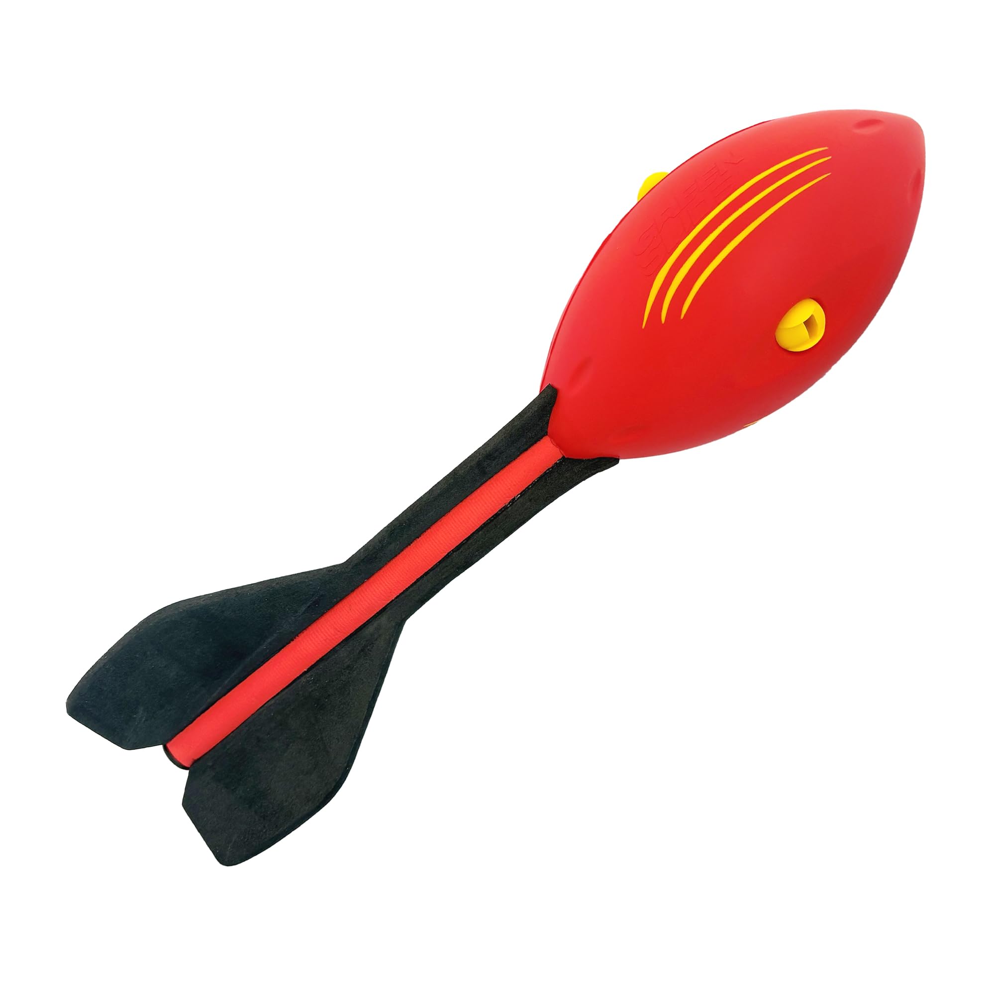 Green Slide Rocket Unisex Youth Javelin Whistle, Red, 33 cm