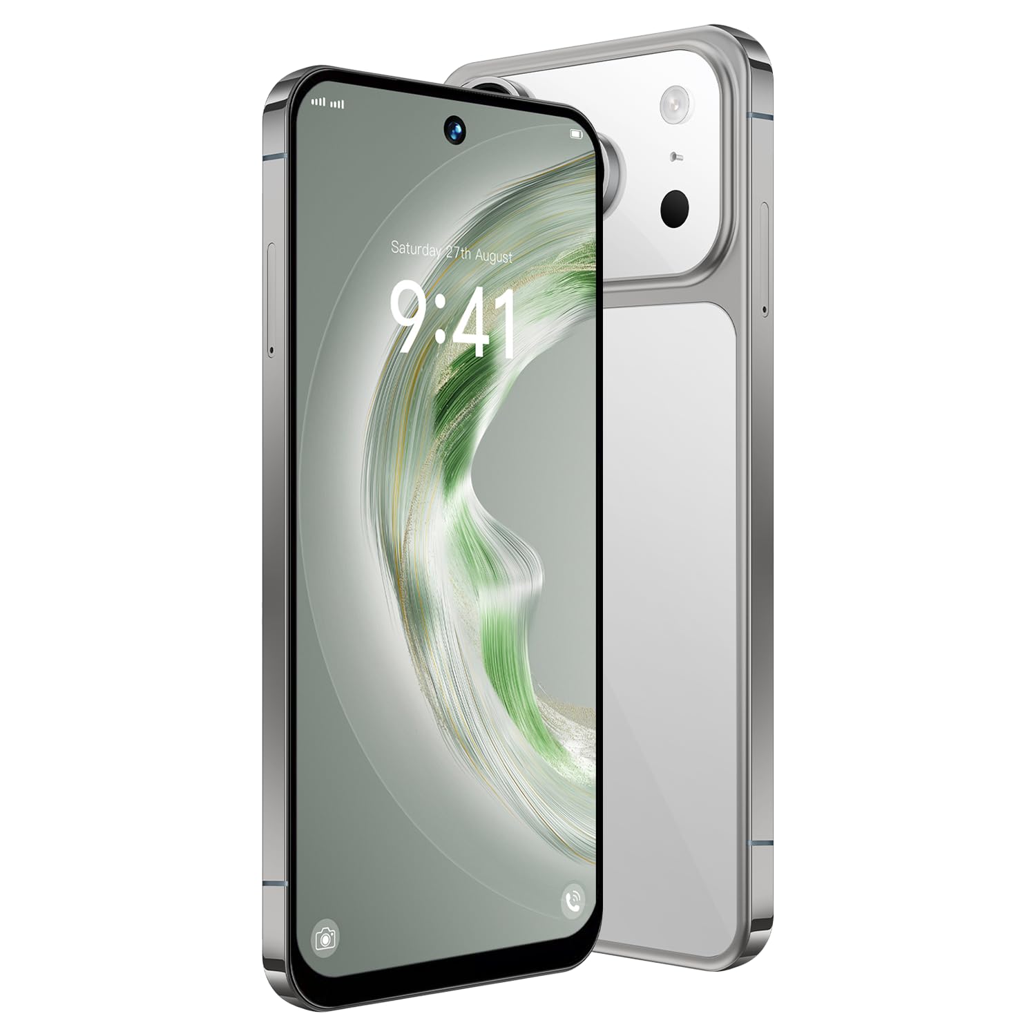 McMgc Cellulare 4G Sbloccato Schermo Incell 6,6", 4GB+32GB Espandibile fino a 256GB, Batteria 5000mAh, Android 12, Doppia Fotocamera 13MP+16MP, Porta Tipo-C (Gray)