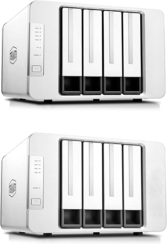 TERRAMASTER F4-210 NAS 2GB Quad Core y D4-300 USB3.1 Enclosure RAID Almacenamiento externo HDD Dock 4Bay, ampliar la capacidad del almacenamiento