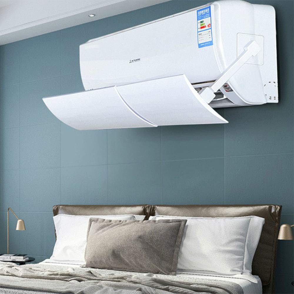 Adjustable Air Conditioner Deflector, Air Conditioner Wind Shield, Confinement Air Deflector Outlet Air Wing Air Cooled Anti Blast Baffle