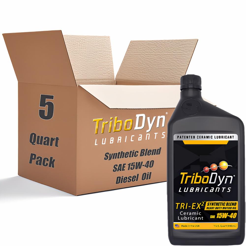 Ceramic 15W-40 Synthetic Blend Diesel Oil CK-4-5 Quart Box