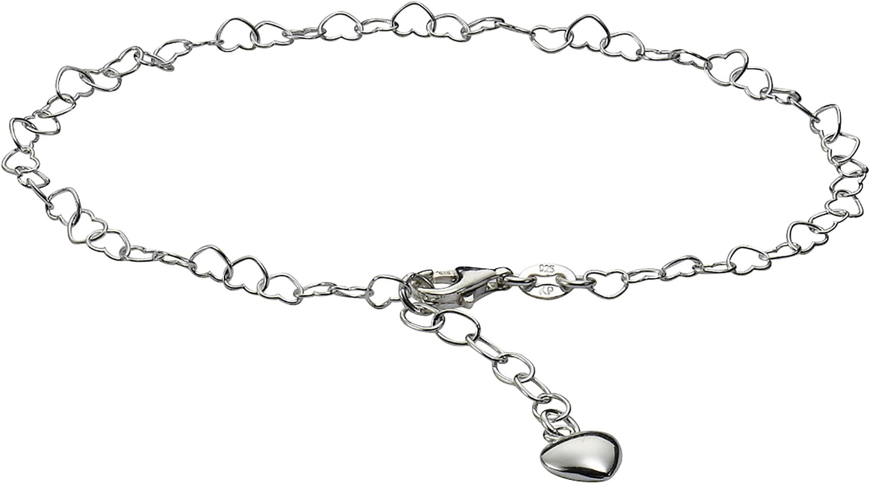 ZEEmeAnklet 925 Sterling Silver 23-26cm 301200006