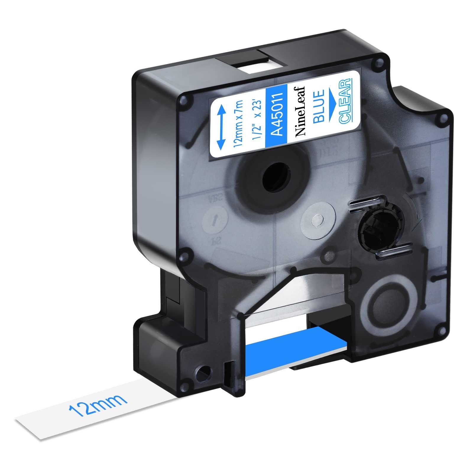 Black White Labels Brother P-Touch Tze231 Laminated Tape - 1/2-inch ...
