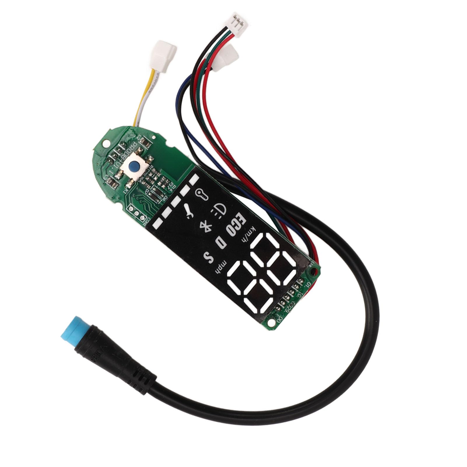 BuyWeek Cruscotto Scooter Elettrico per Xiaomi PRO, Circuito Monopattino Elettrico PCB Sostituzione Scheda con Display Dati Chiaro