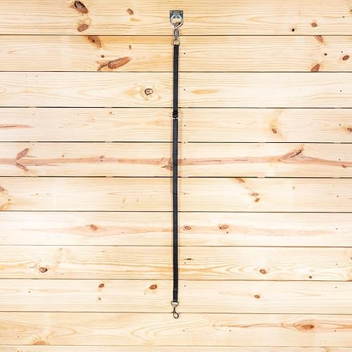 Miniatura 2 de Dura-Tech Corbata cruzada de nailon ajustable de doble capa, máxima seguridad y portabilidad para caballos, longitud extensible de 24 a 96 pulgadas