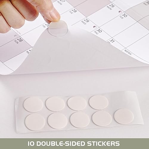 Miniatura 6 de Calendario anual de pared 2026, calendario de pared 2026, enero de 2026 a diciembre de 2026, calendarios anuales de pared 2026 con fechas julianas