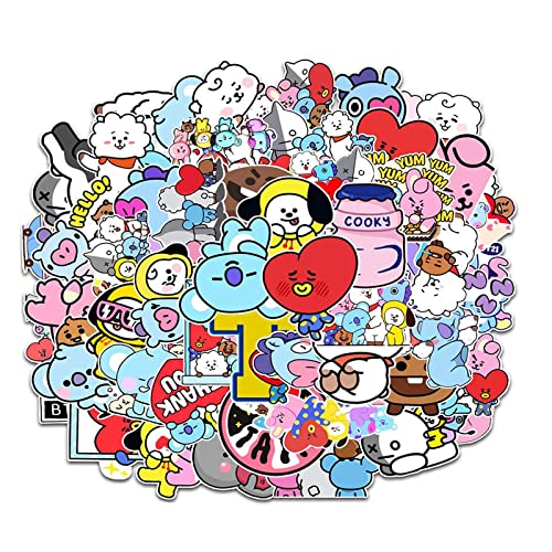 100 Pieza Cute Kawaii Stickers, Calcomanías de Vinilo Impermeable, Pegatinas...