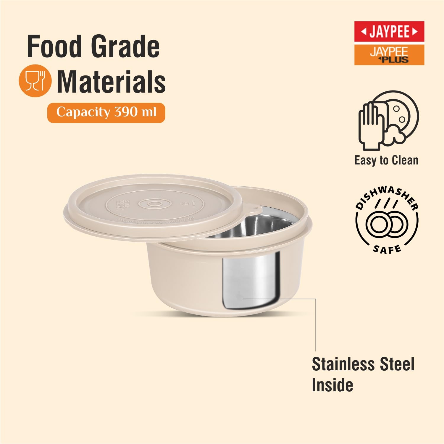 Jaypee Plus Ultima Meal Max Lunch Box - 2 Containers -5 Jaypee Plus Ultima Meal Max Lunch Box - 2 Containers -5