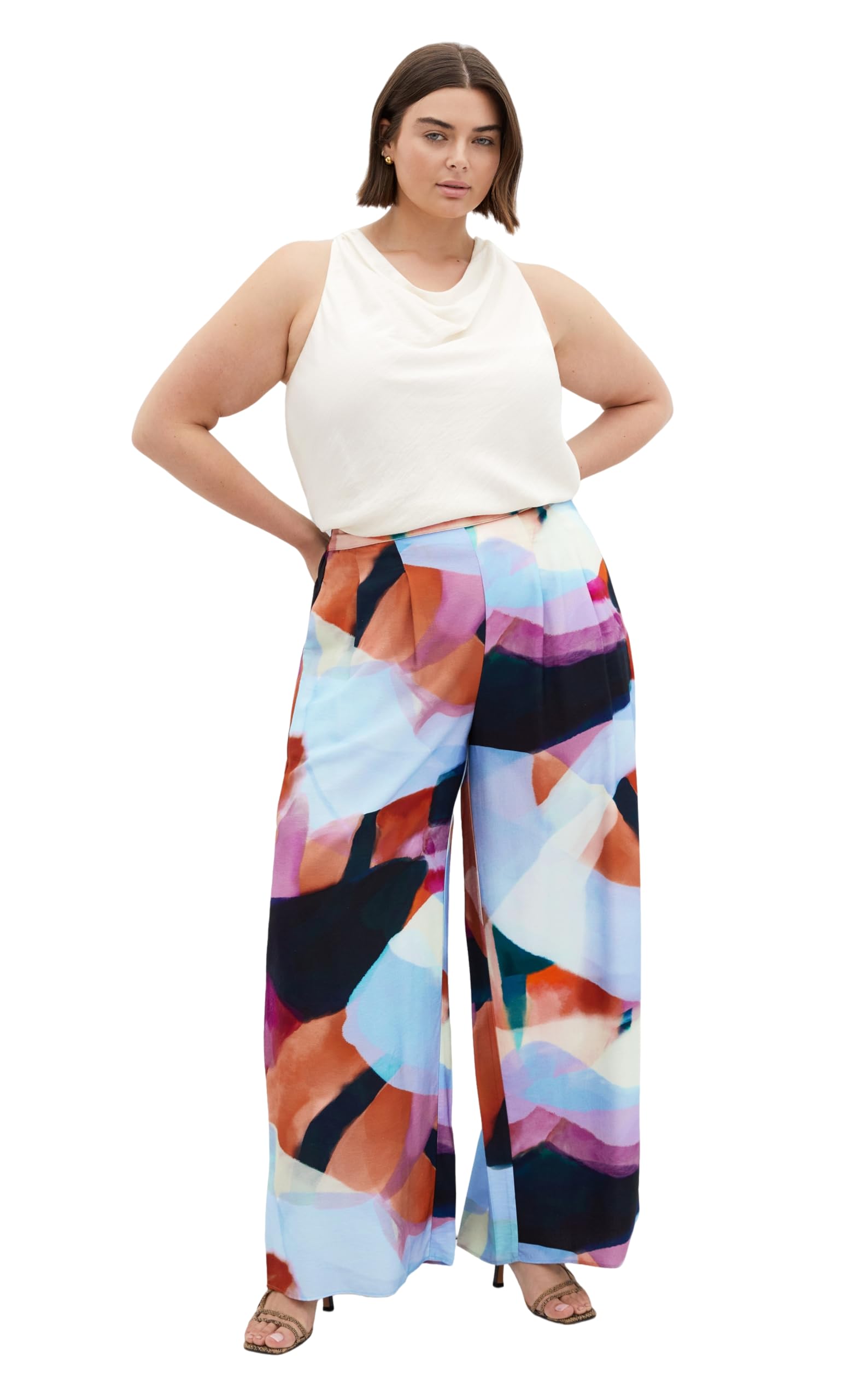 City Chic Womens Plus Size Pant - Aspect Level