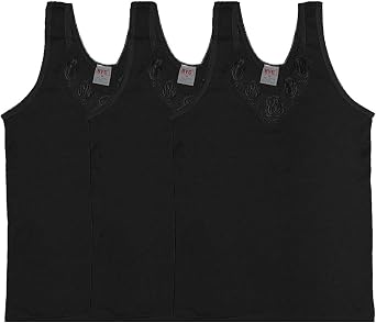 BYC 3-Pack Women & Lady Tank Top with Laced