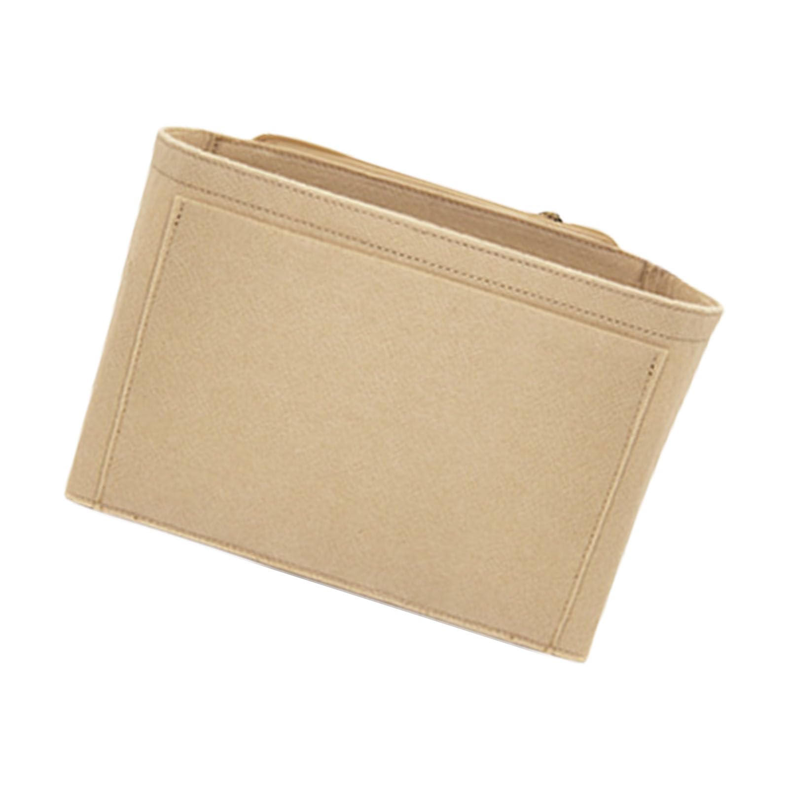 Multi Purpose Felt Zippers Bag Organizers Compact Storage Solution Felt Compartment Liner Bag for Small Items Storage with Zippers
