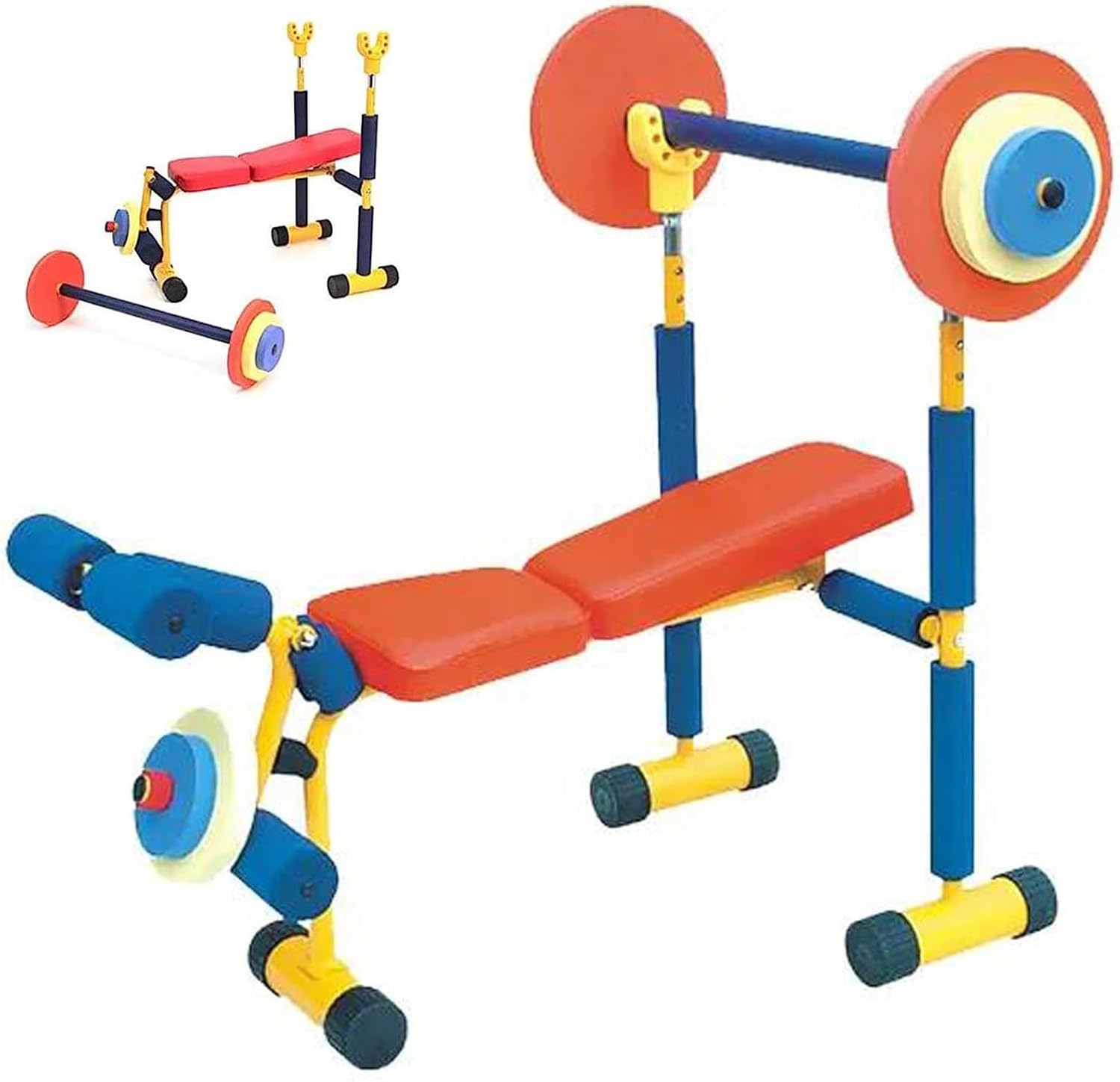 Kids Fitness Exercise Equipment, Adjustable Barbell Toy