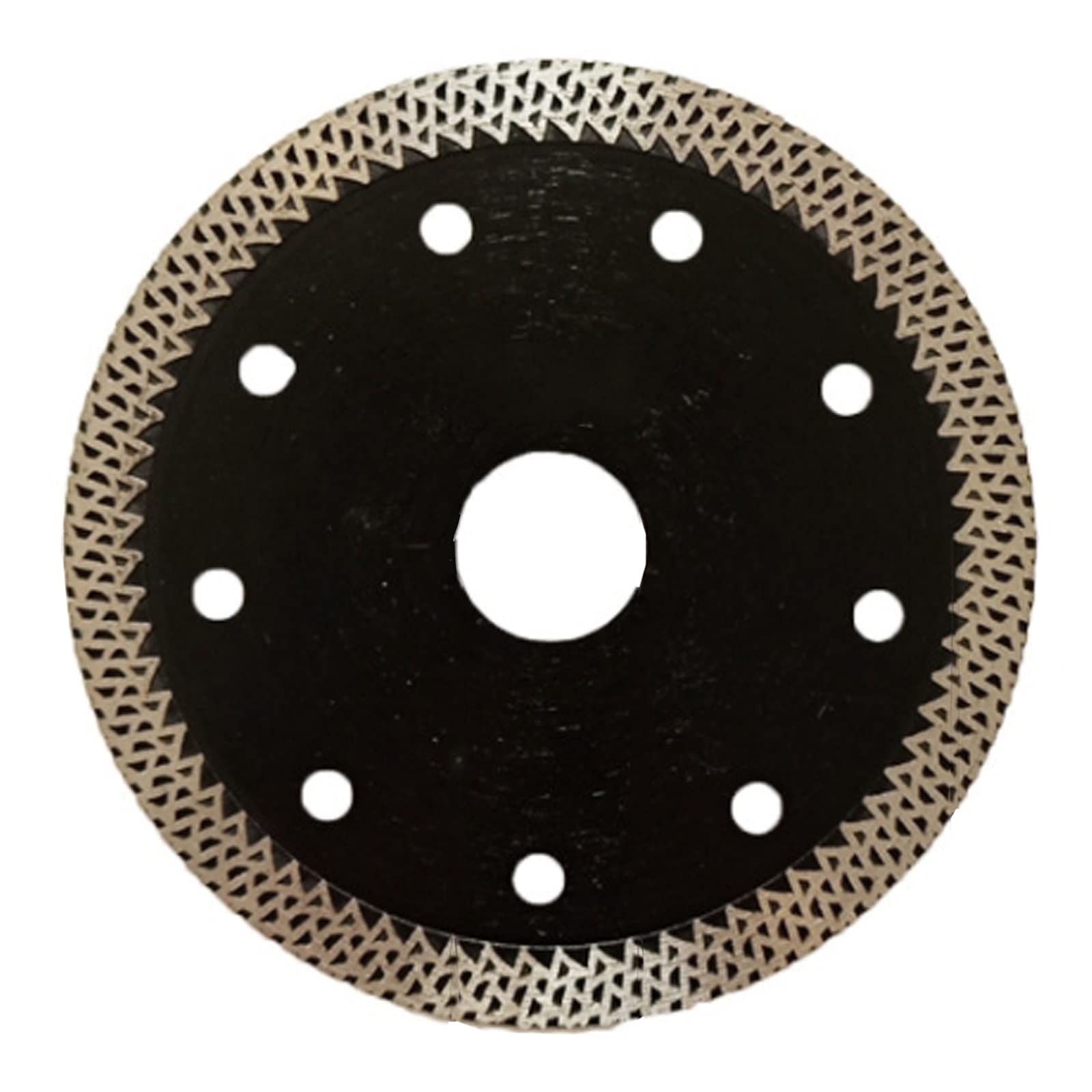 Disco diamantato per taglio di porcellana, ceramica, piastrelle, marmo, granito, pietra calcare, nero, 125 mm