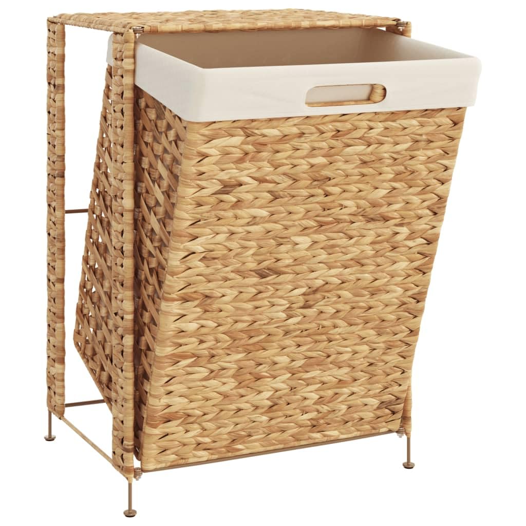 vidaXL Laundry Basket, Storage Basket for Laundry Household, Laundry Bin for Clothes Linens Sheets Toys, Wicker Basket, Water Hyacinth