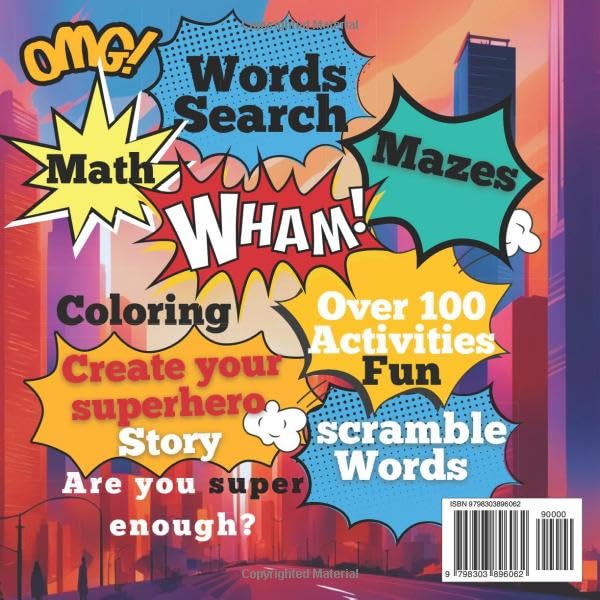 Gear Up Little Superheroes: Activity books for kids 8-12 | Fun-Filled Educational Puzzle book for kids with Word Search, Mazes, Math Trivia, ... The Perfect Gift for Young Superhero Lovers image 3